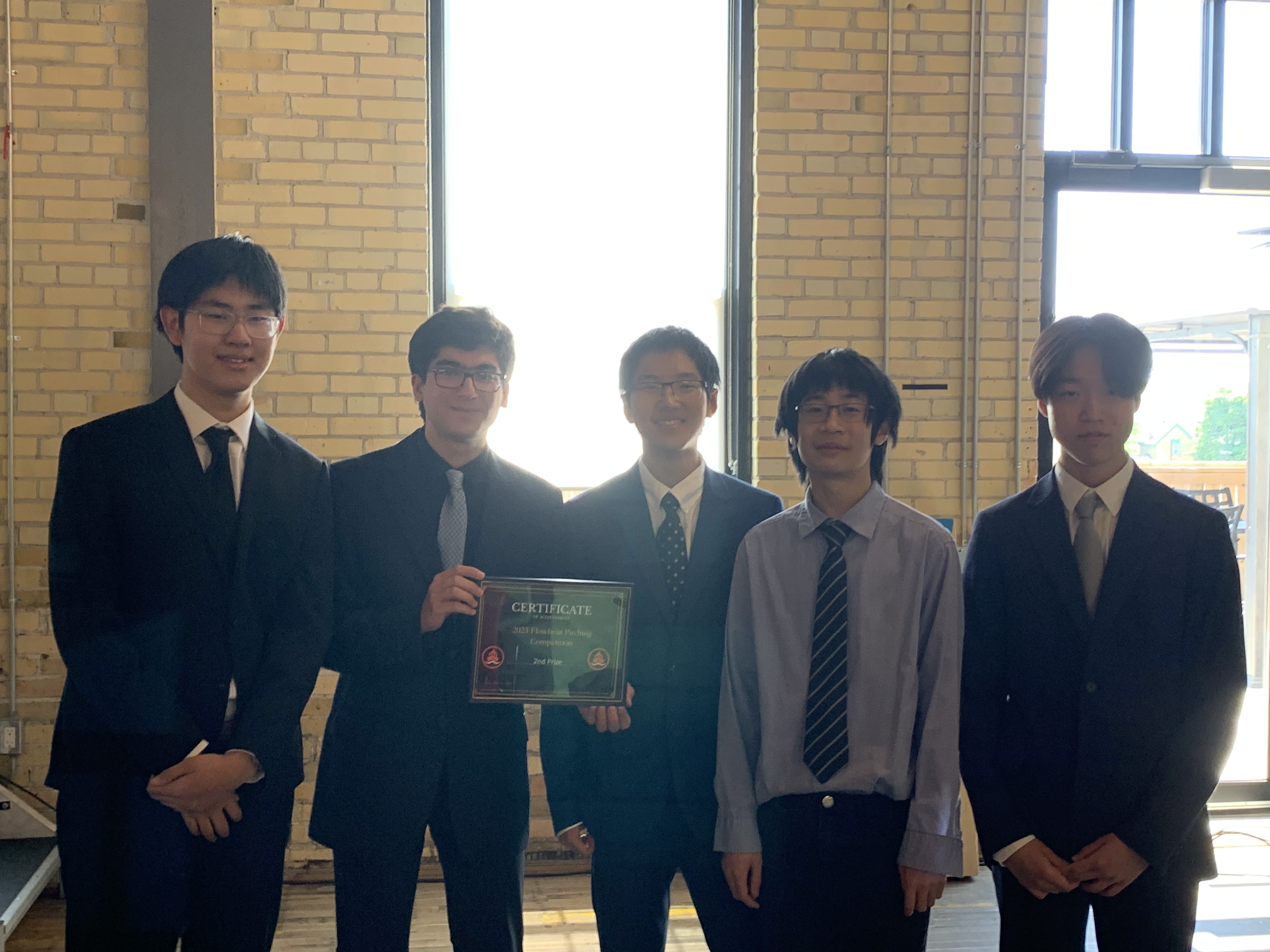 pitching competition with startup