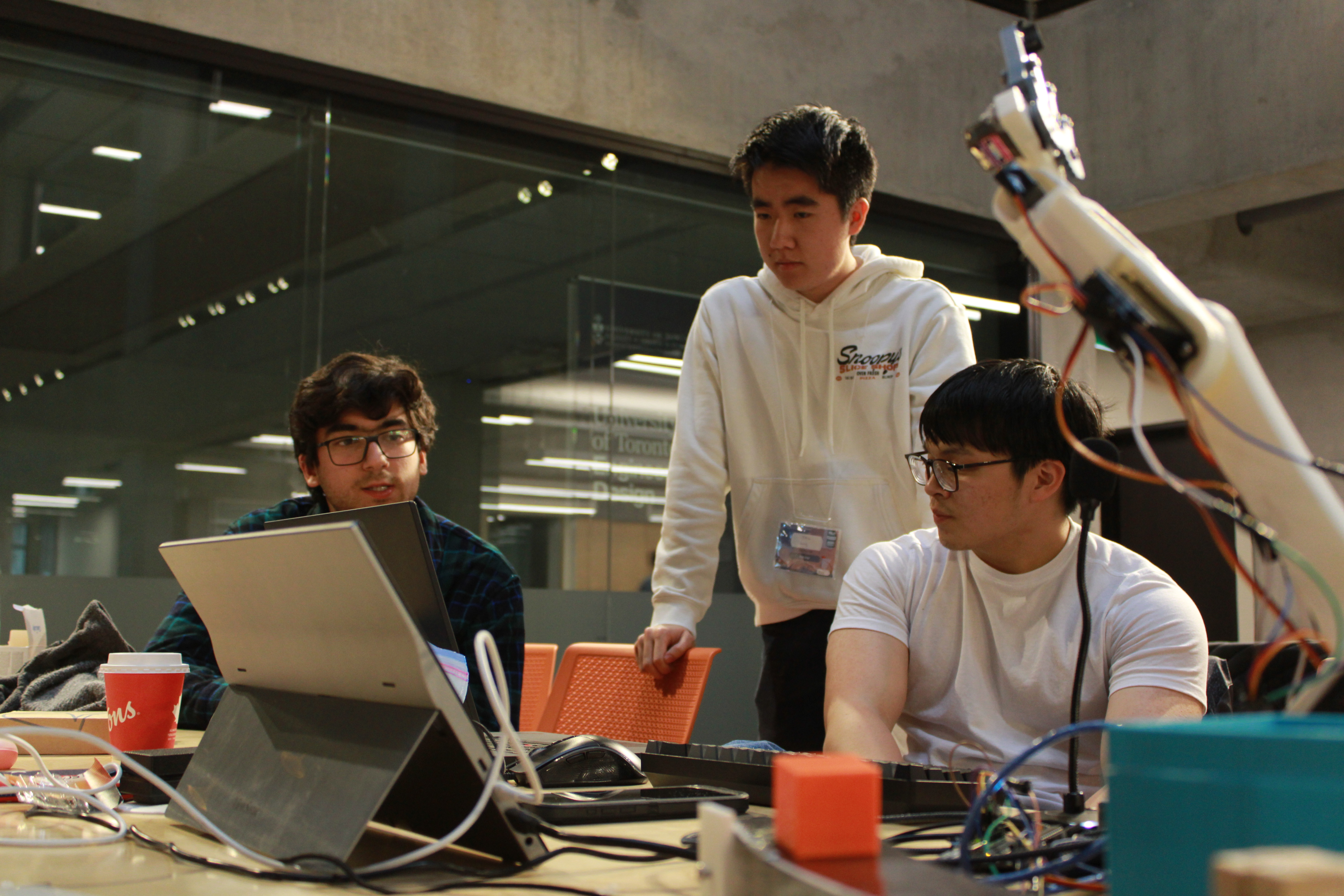 working on hackathon project